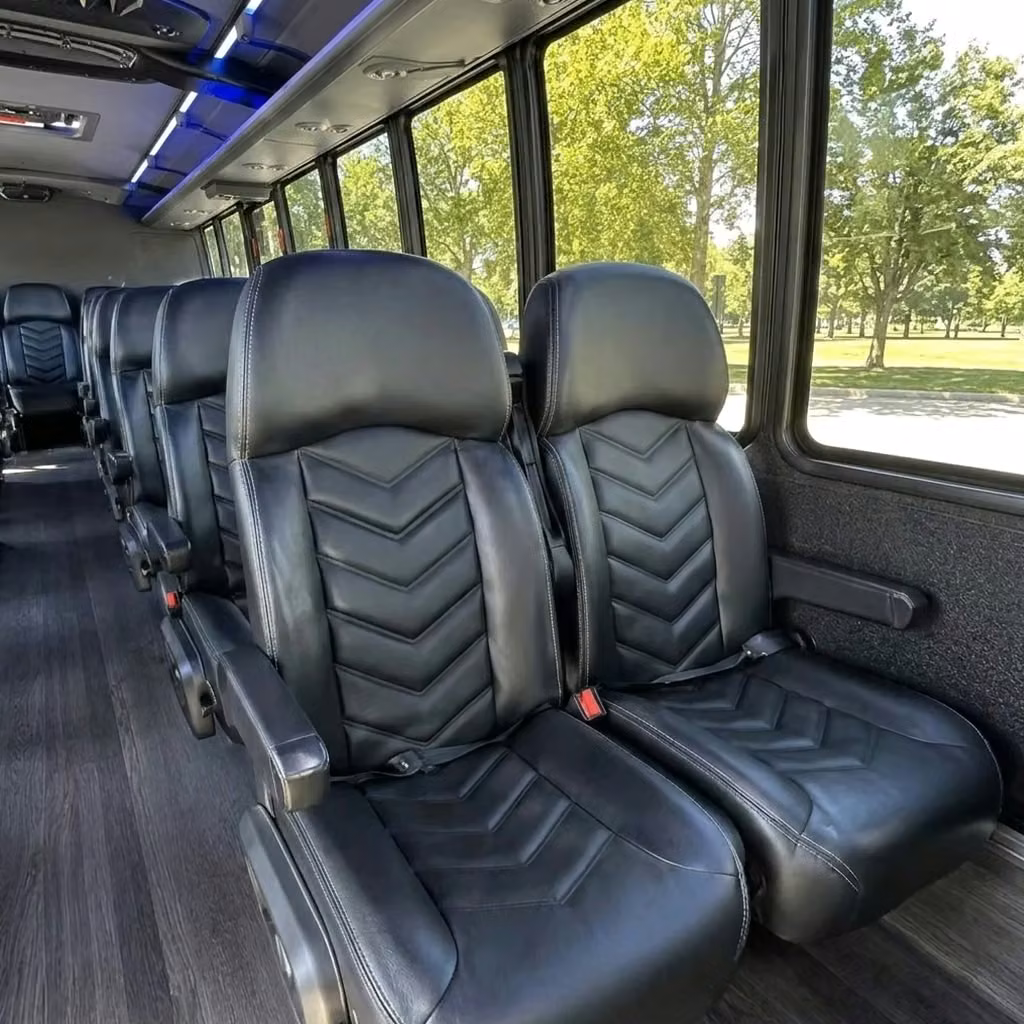 tucker 28 passenger minibus seating
