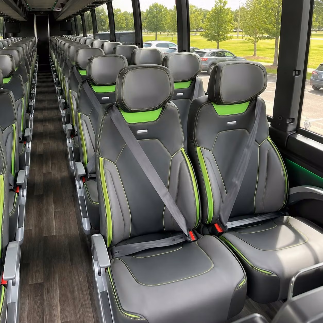 tucker charter bus interior 1