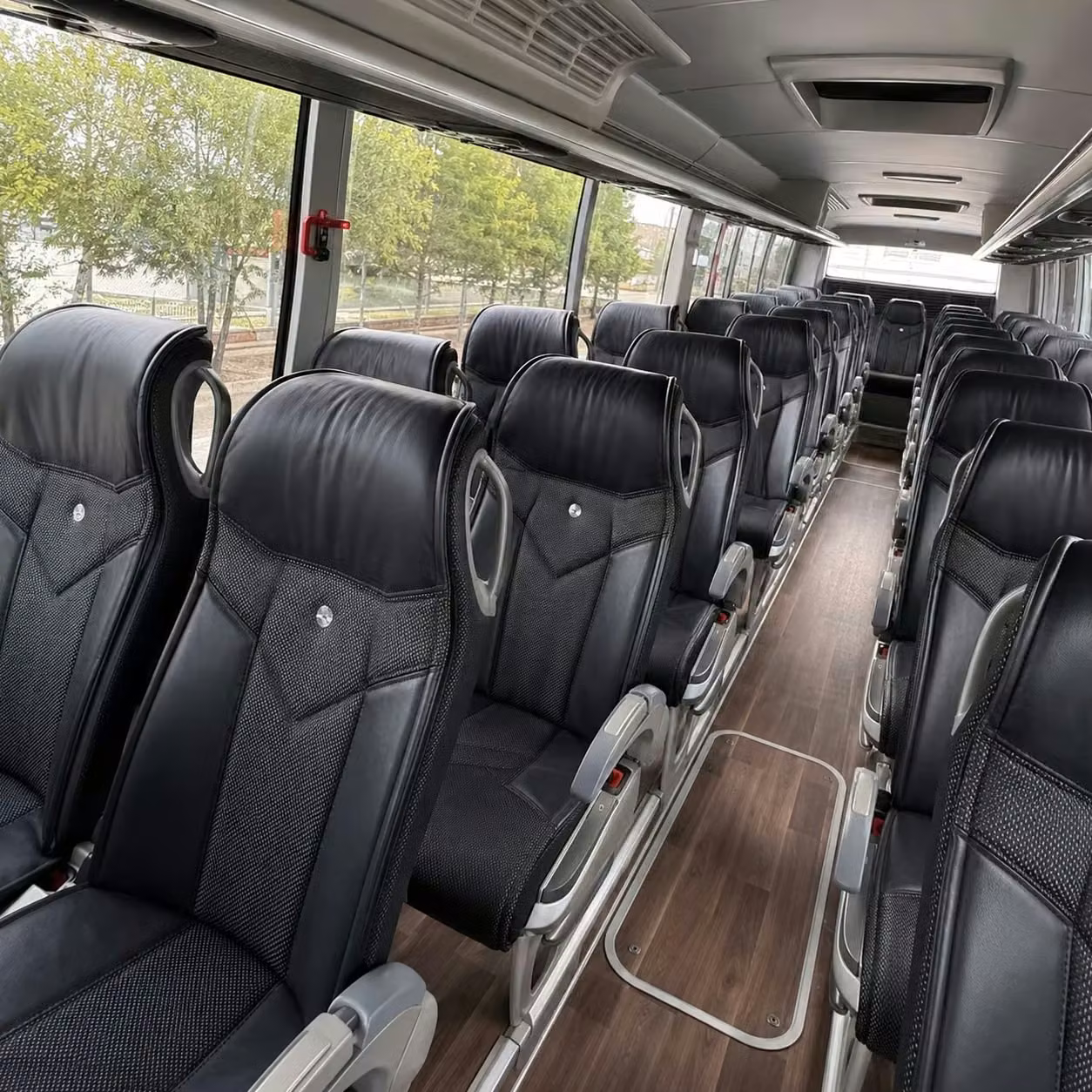 tucker charter bus interior 2