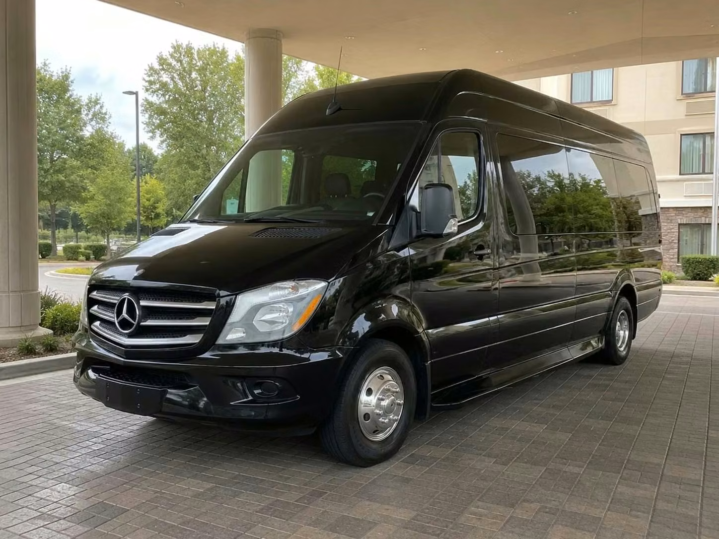 tucker sprinter van rental with driver tinted windows