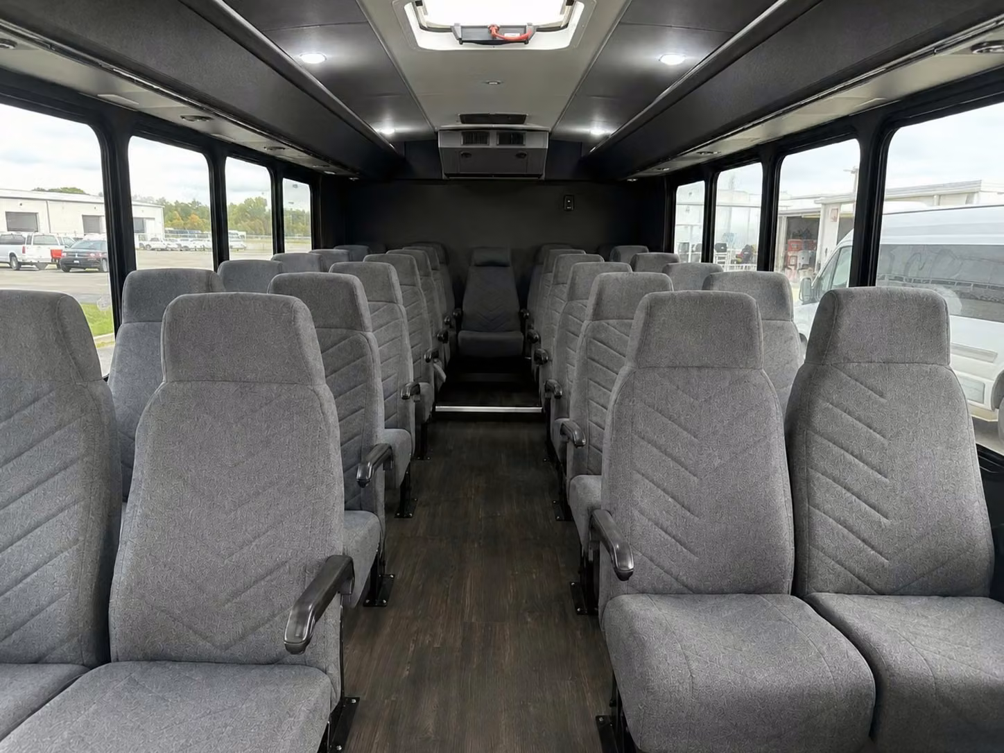 15 passenger minibus interior