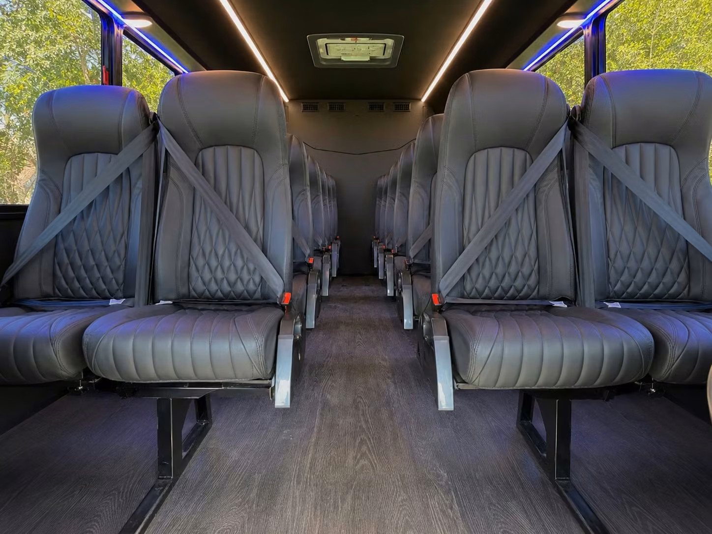 20 passenger minibus interior