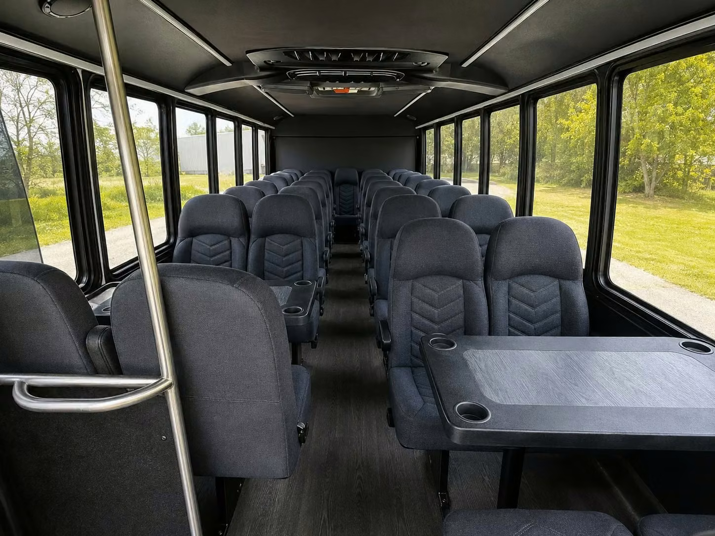 25 passenger minibus inside