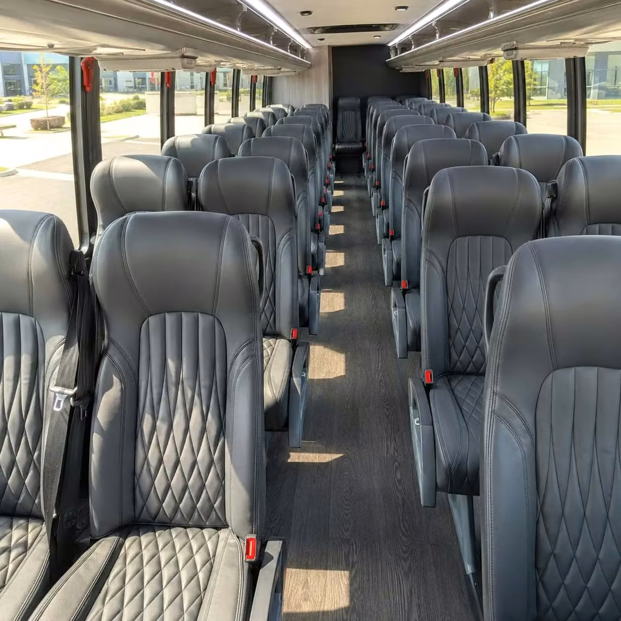 35 passenger minibus interior